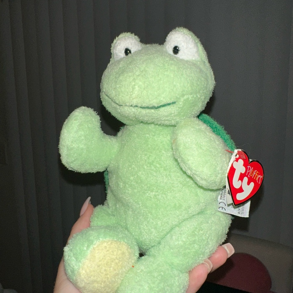 Ty baby pluffies zips the turtle 2007 plush